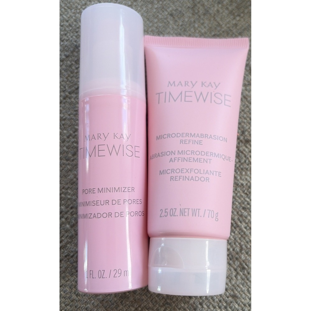 New! MARY KAY TimeWise Microdermabrasion Anti Aging+ Set Pore Minimizer & Refine